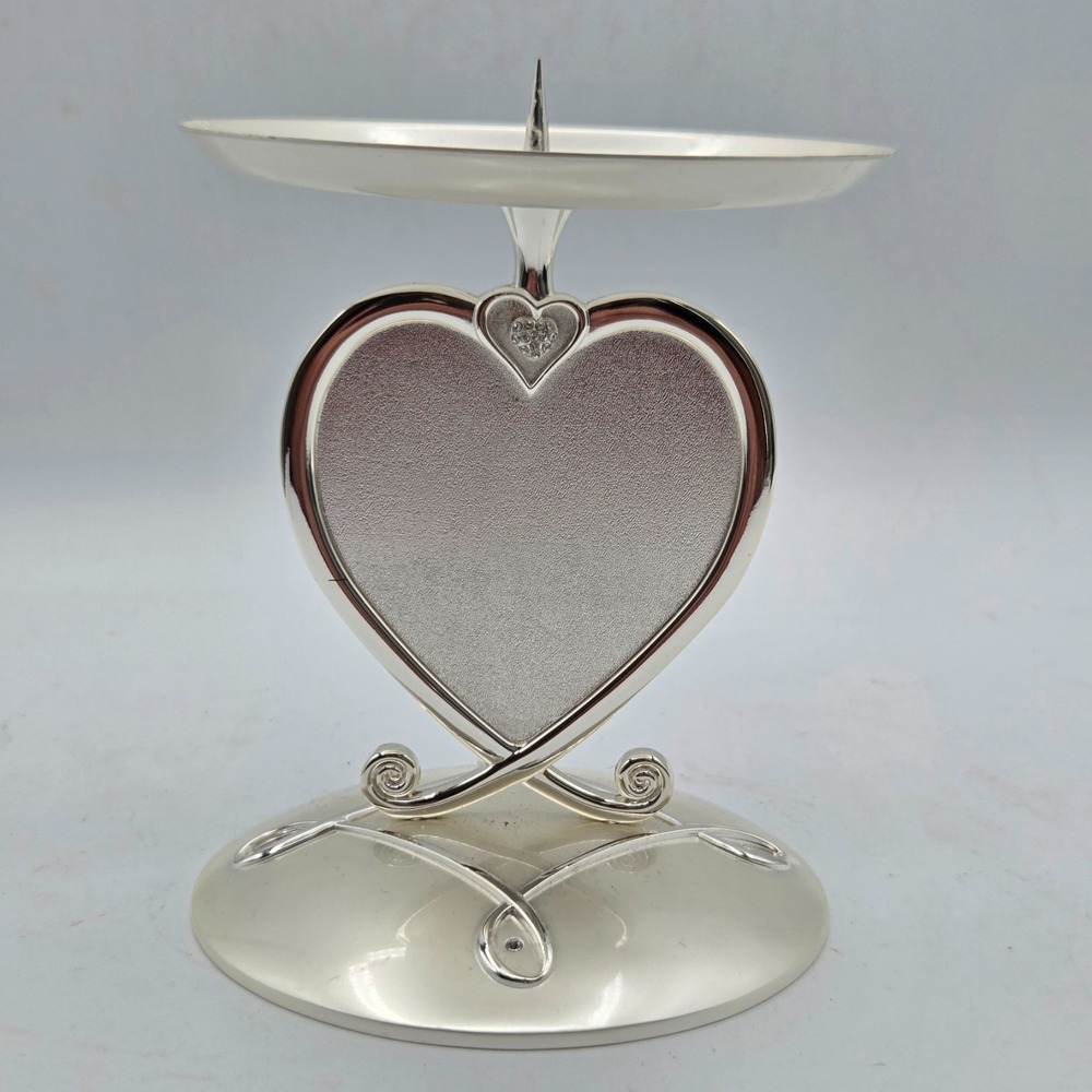 Things Remembered Heart Pillar Candle Holder